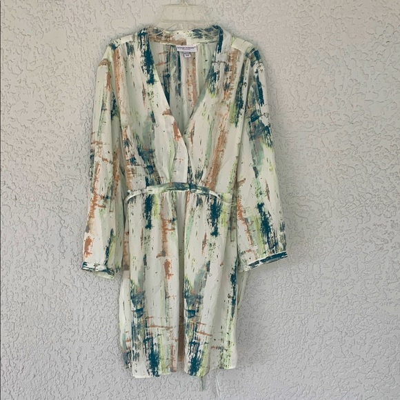Liz Lange maternity Abstract Print Long Sleeve top size XXL - Picture 1 of 9